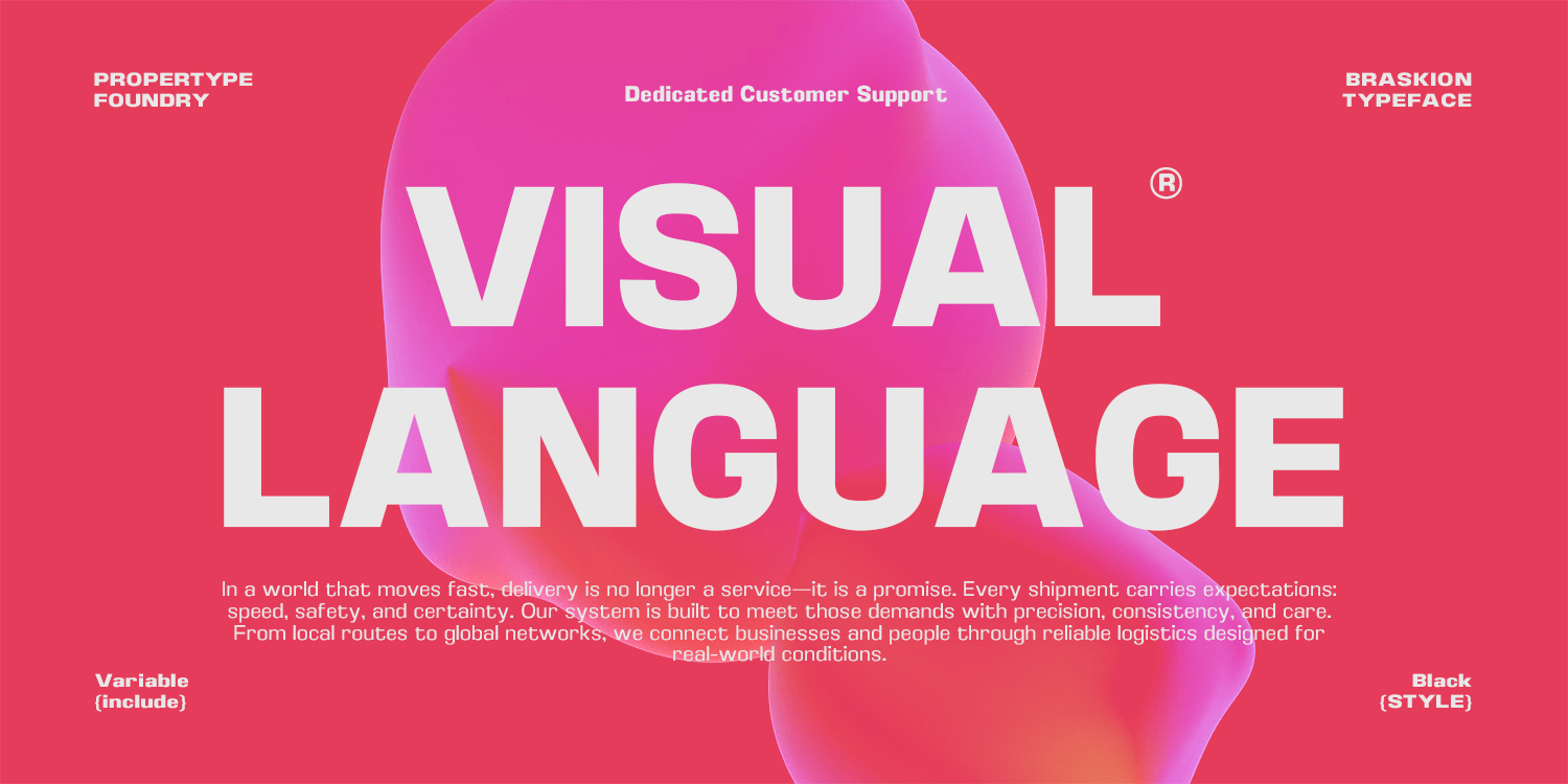Braskion Font Poster #13