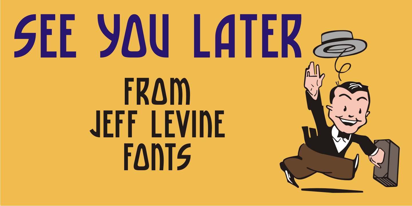 See You Later Font Poster #1
