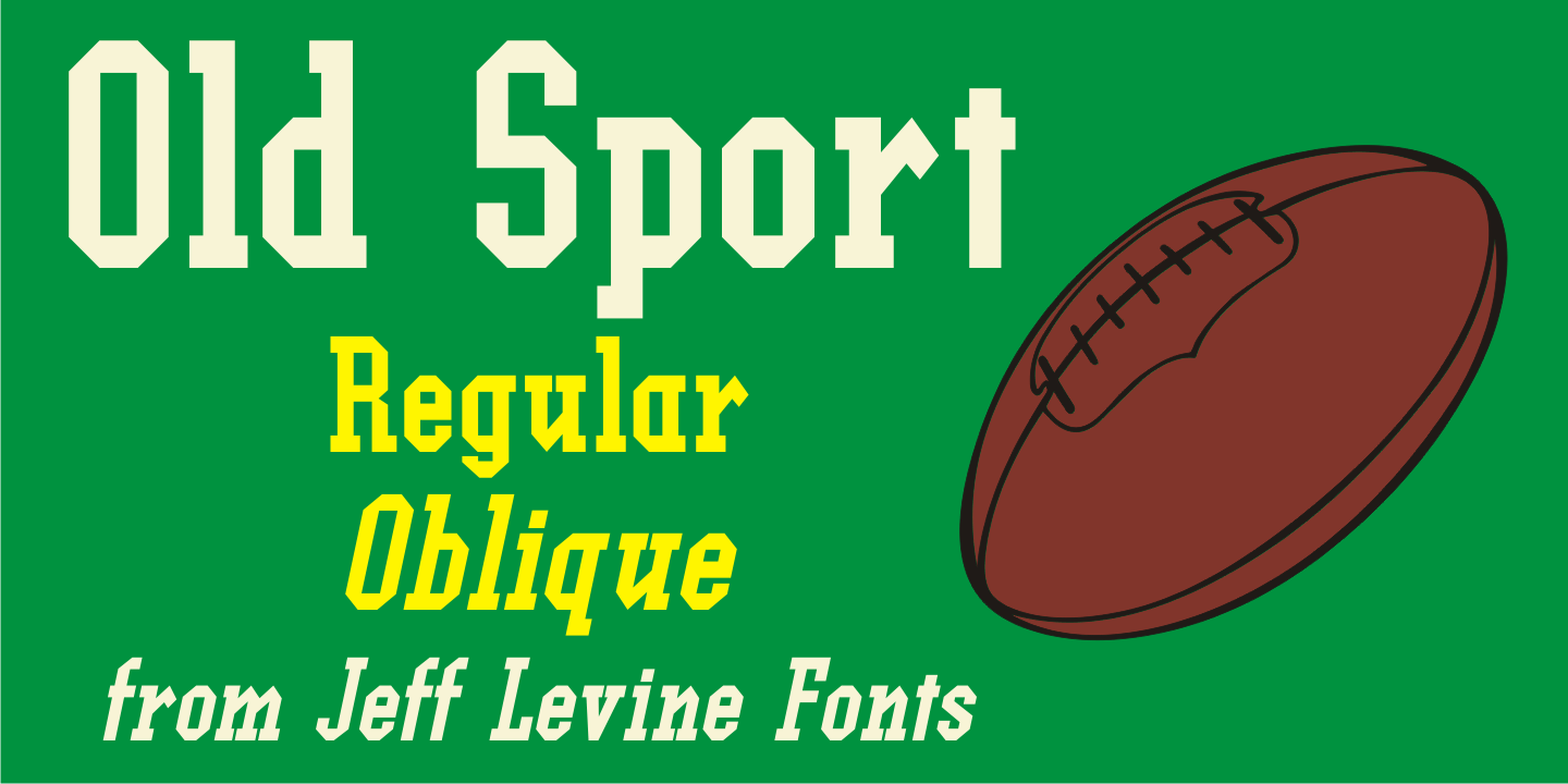Old Sport Font Poster #1