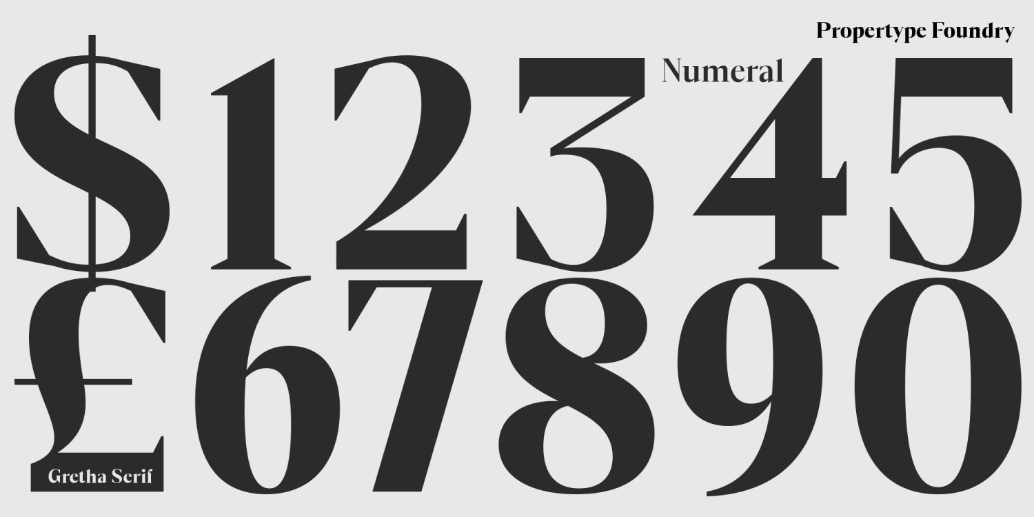 Gretha Serif Font Poster #13