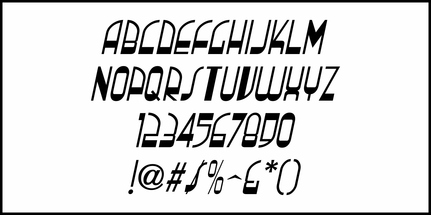 Film Nouveau Font Poster #5