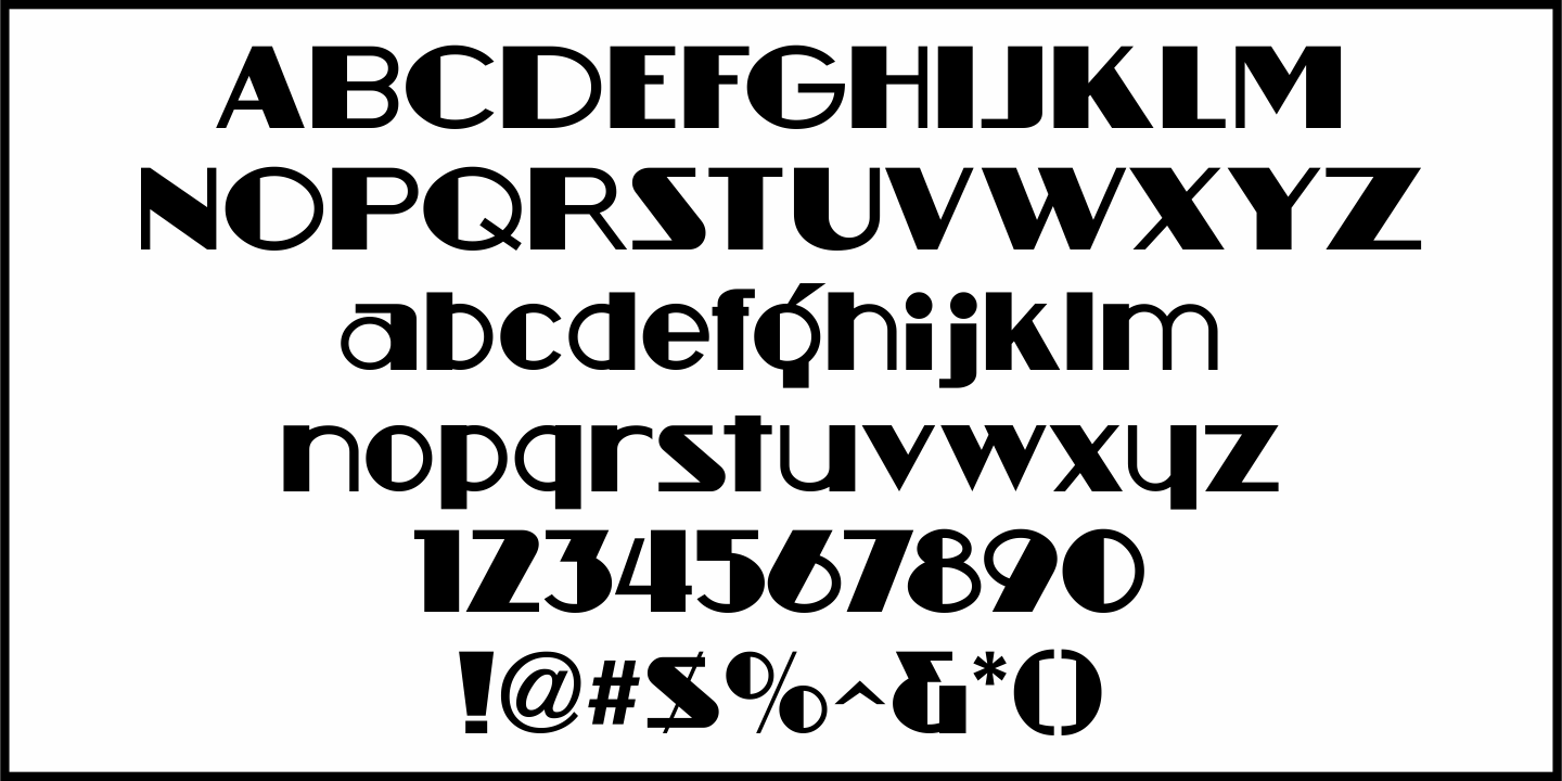 Rail Travel Font Poster #1