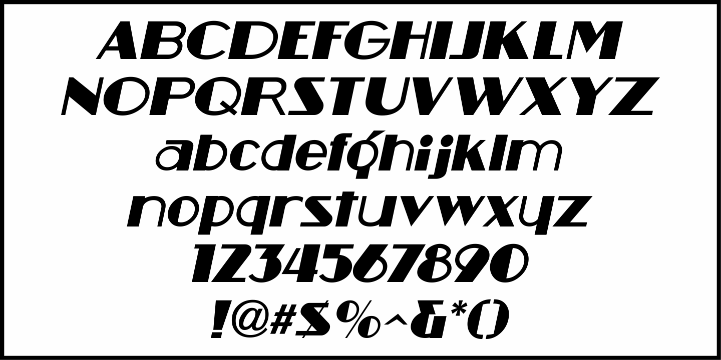 Rail Travel Font Poster #1