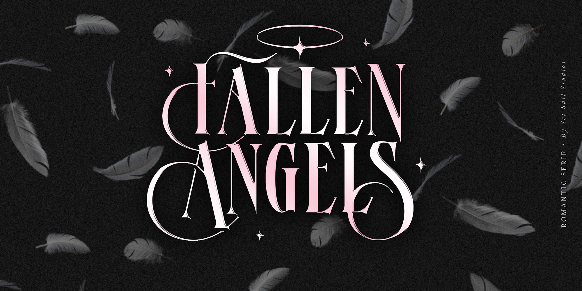 Fallen Angels Font Family by Set Sail Studios | Font Bros