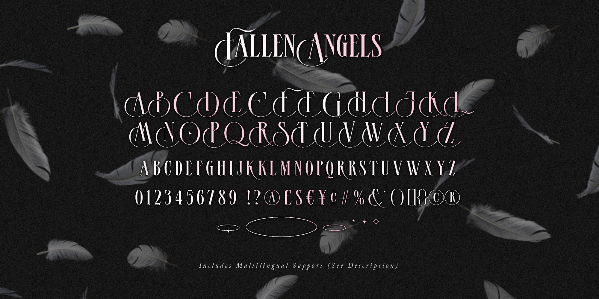 Fallen Angels Font Poster #1