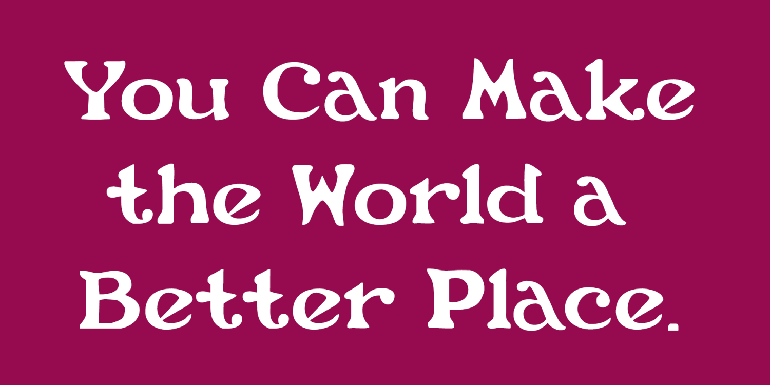 Flower Power Font Poster #1