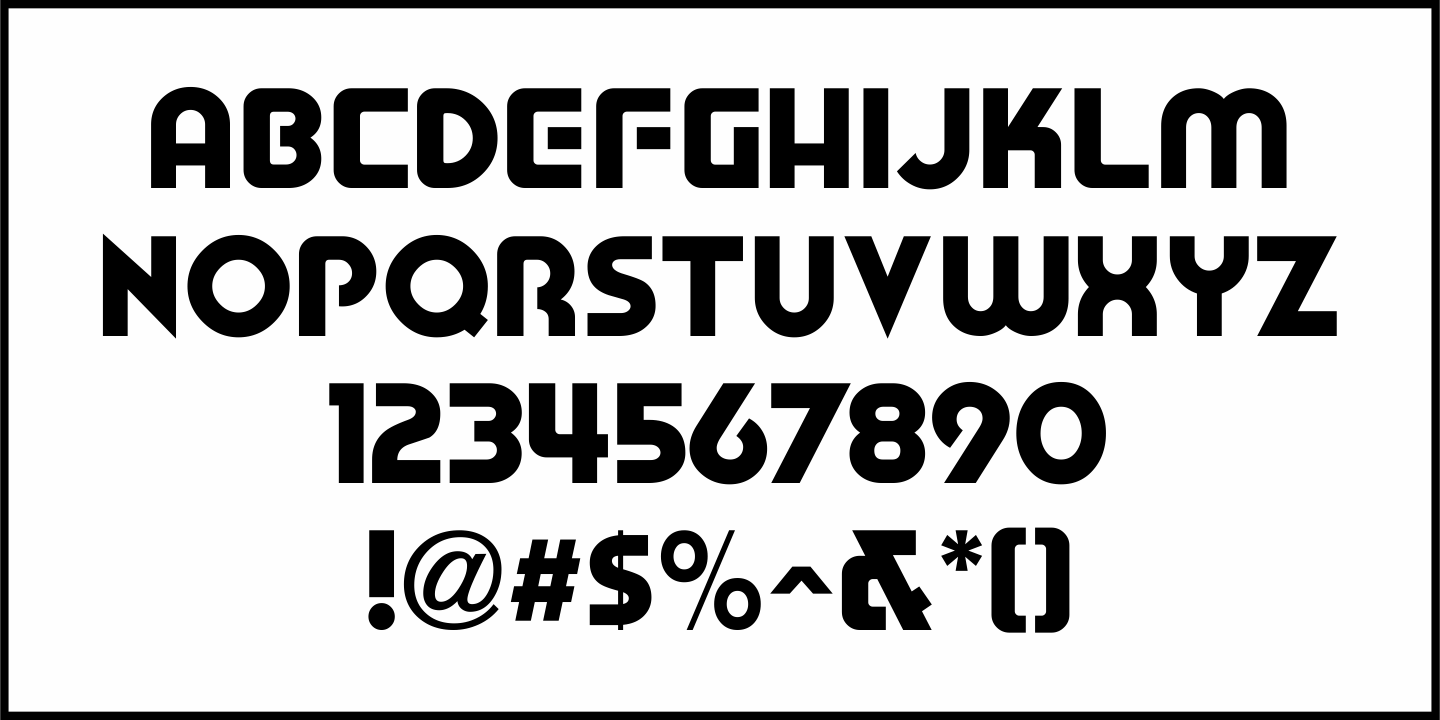 Air Circus Font Poster #3