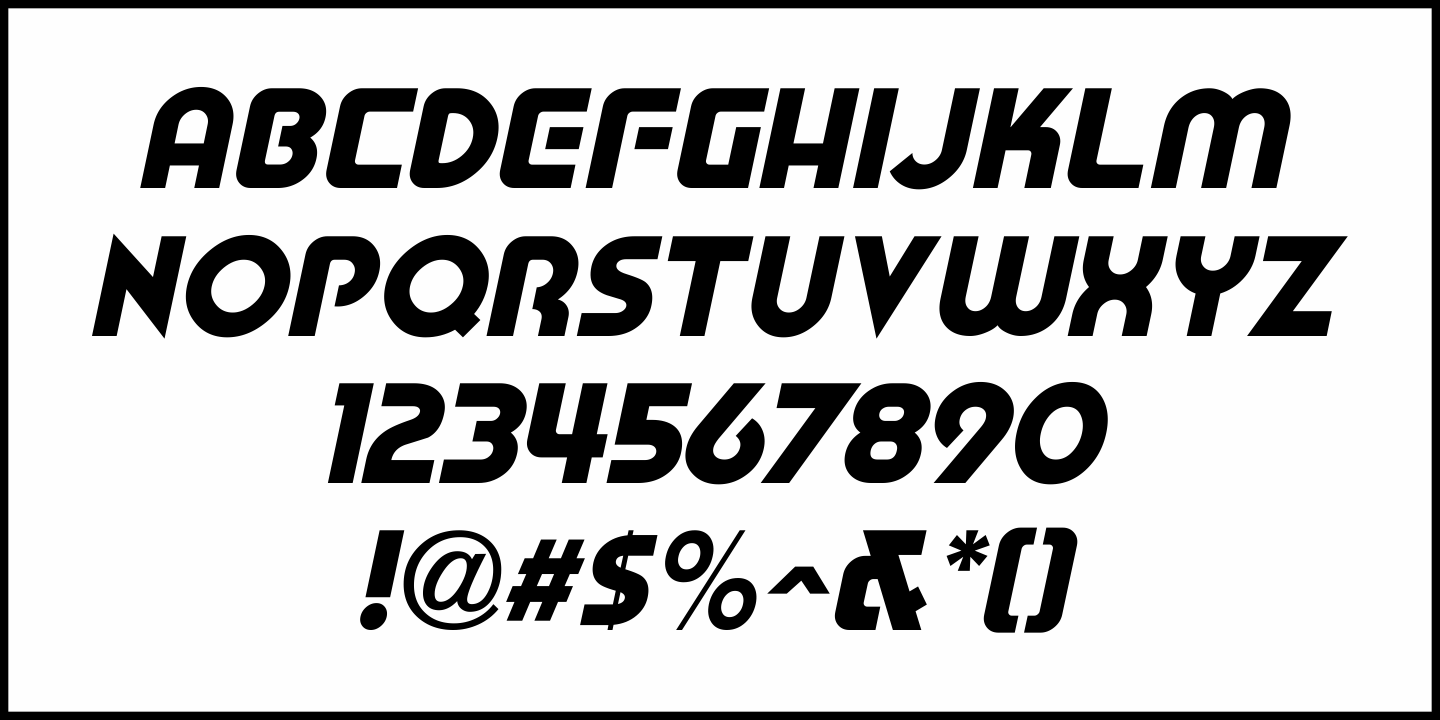 Air Circus Font Poster #5