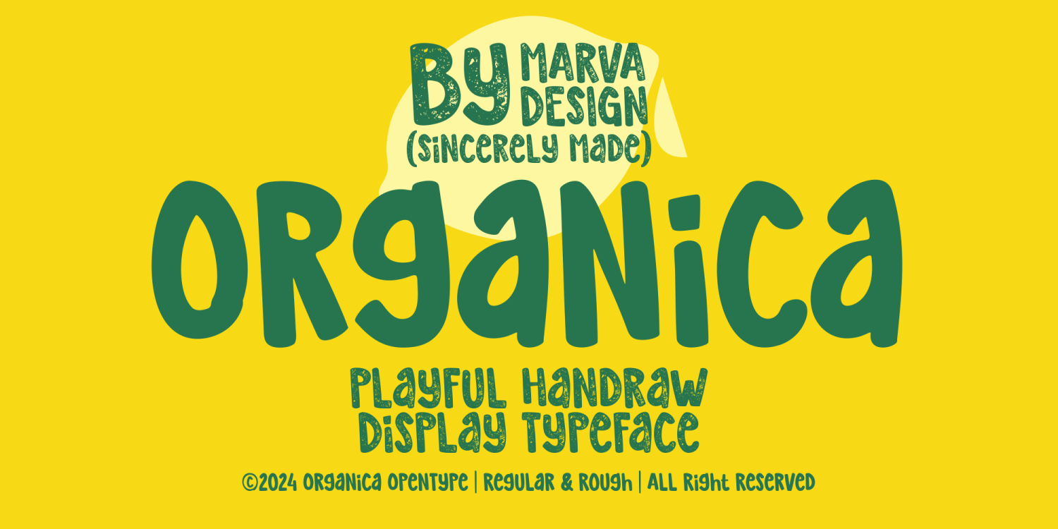 Organica Font Poster #1