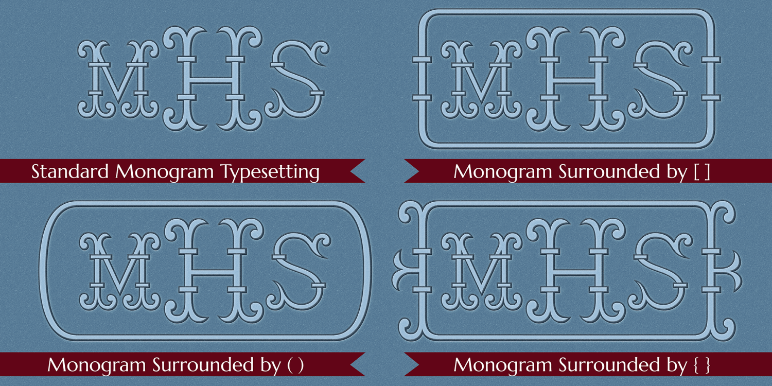 MFC Thornycroft Monogram Font Poster #1