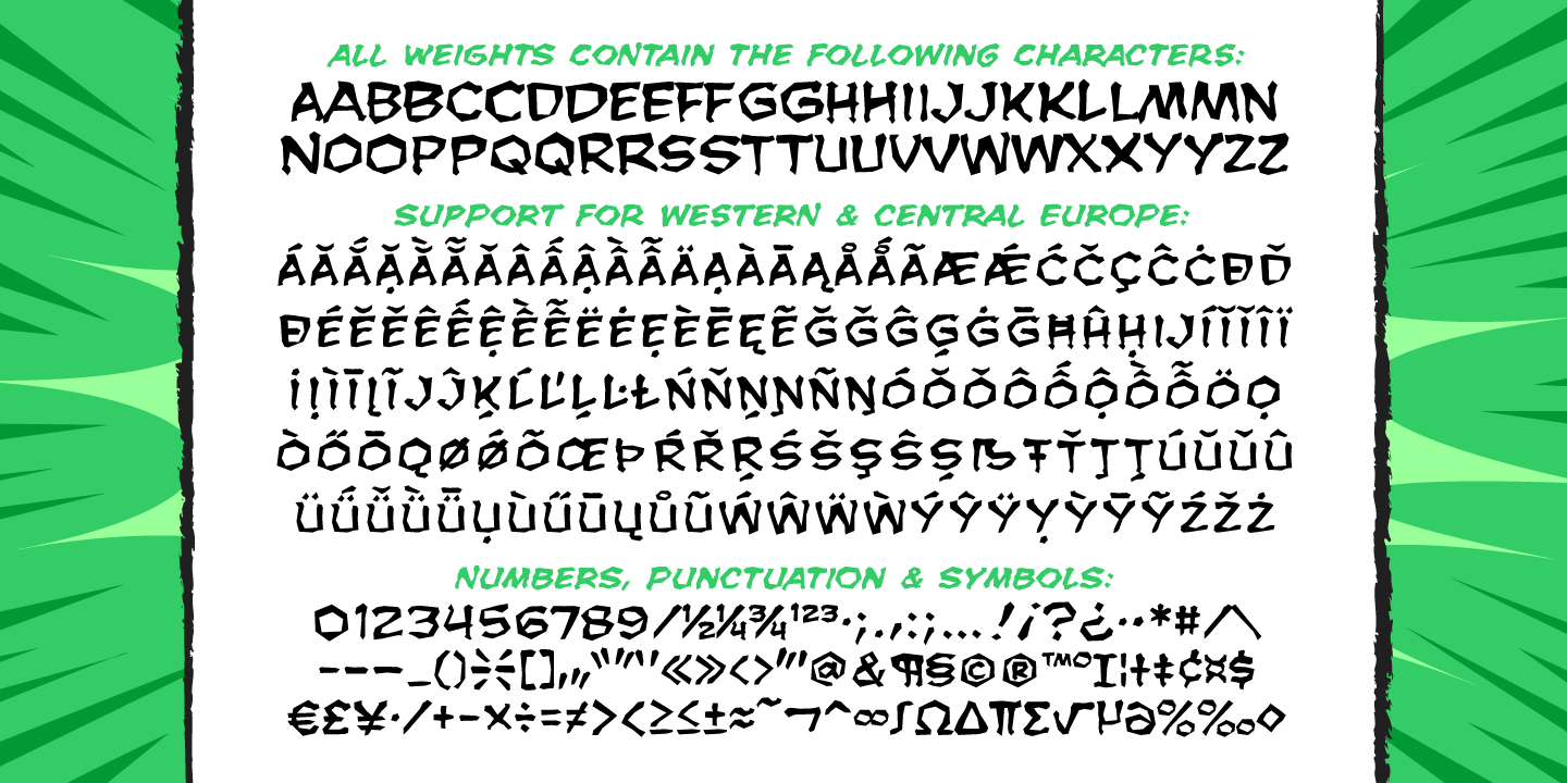 Rough Tongue Font Poster #1