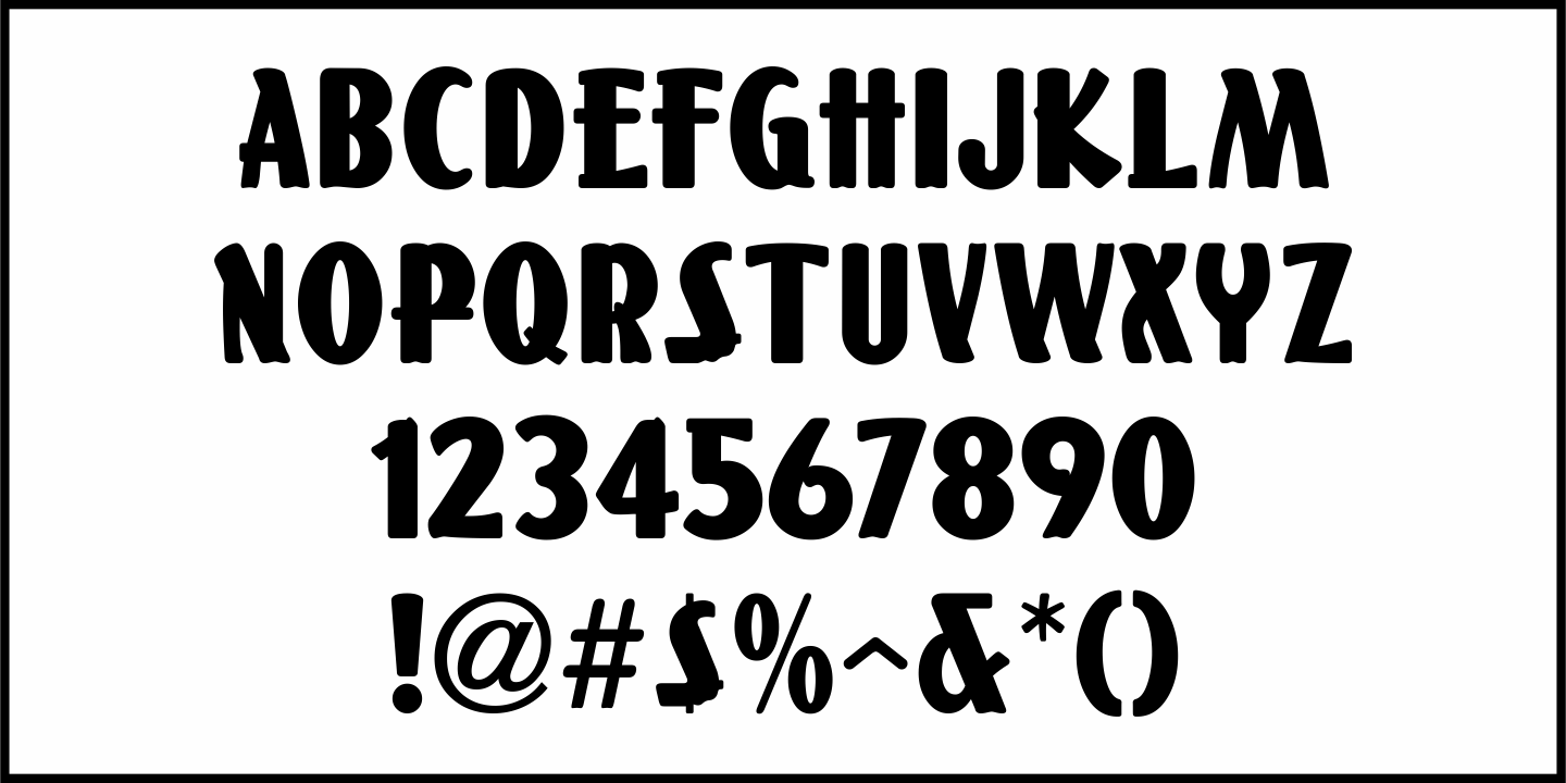 Asian Railway Font Poster #3