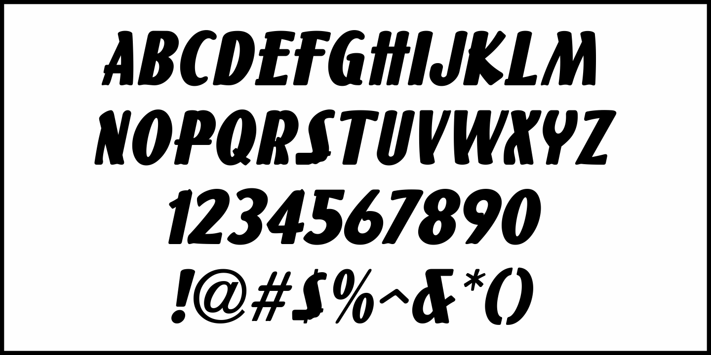 Asian Railway Font Poster #5