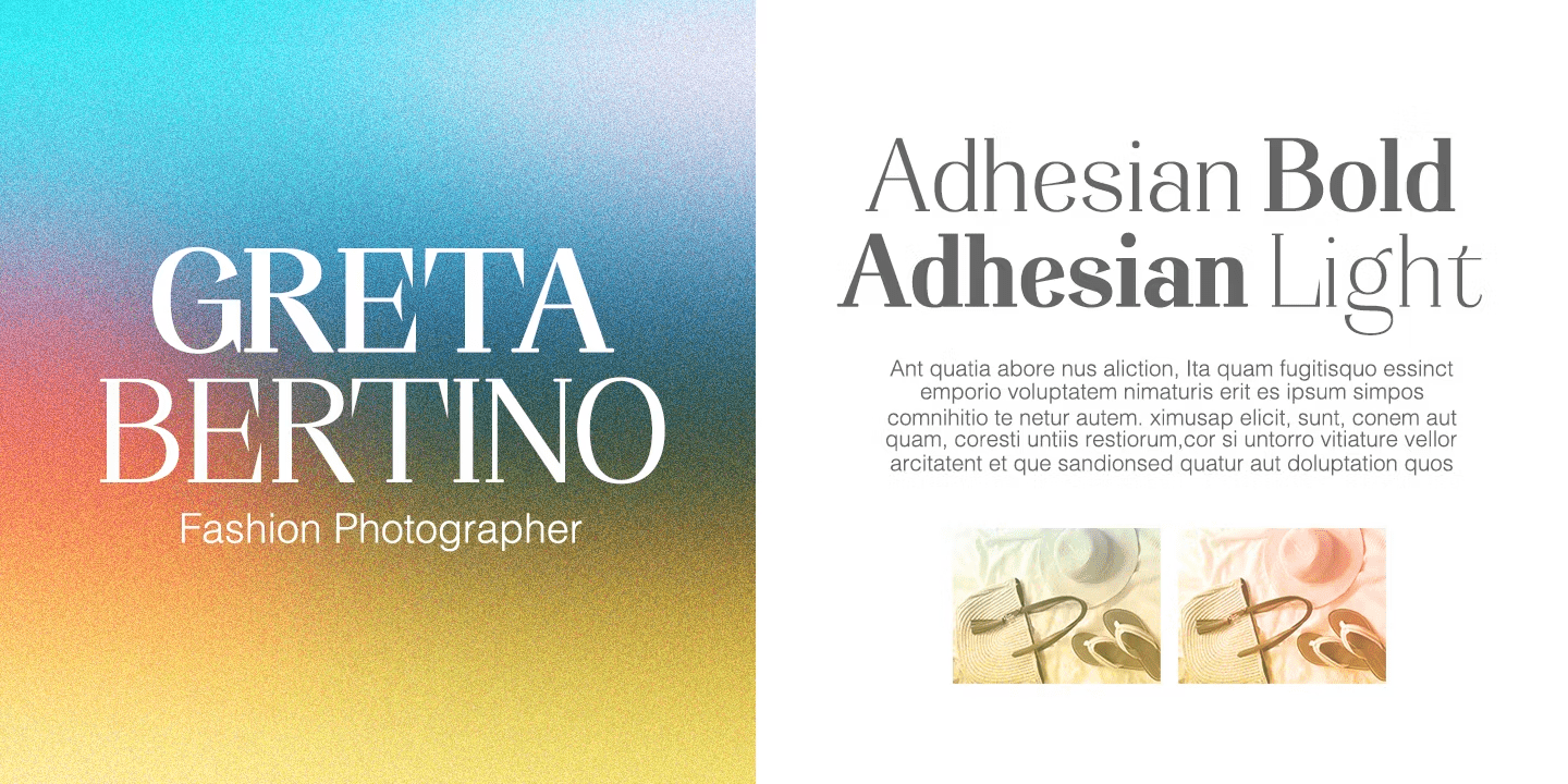 Adhesian Font Poster #1