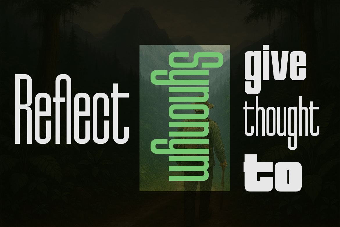Reflect of Strictly Condensed Font Poster #4