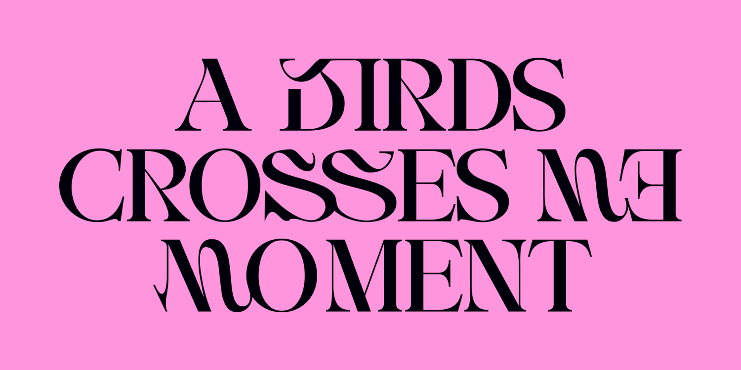 Ebamo Font Poster #2