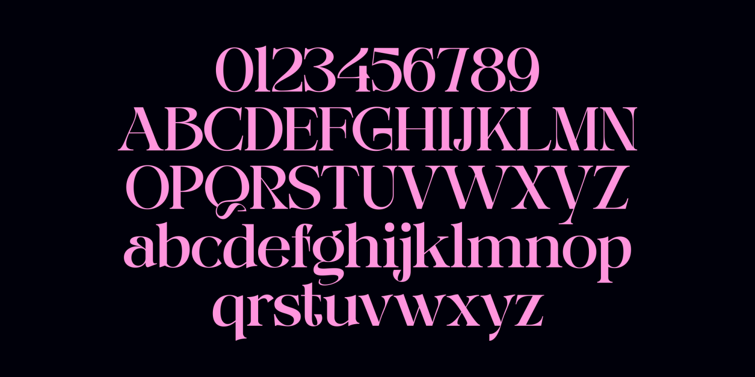 Ebamo Font Poster #7