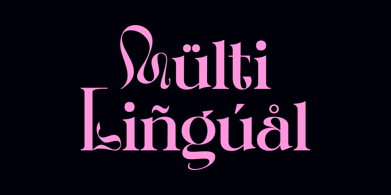 Ebamo Font Poster #9