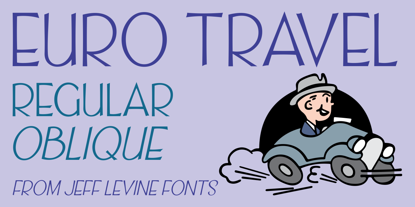 Euro Travel Font Family