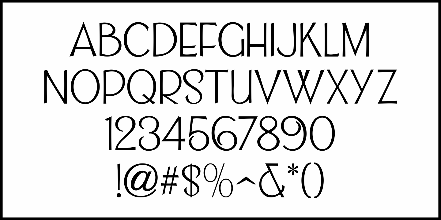 Euro Travel Font Poster #1