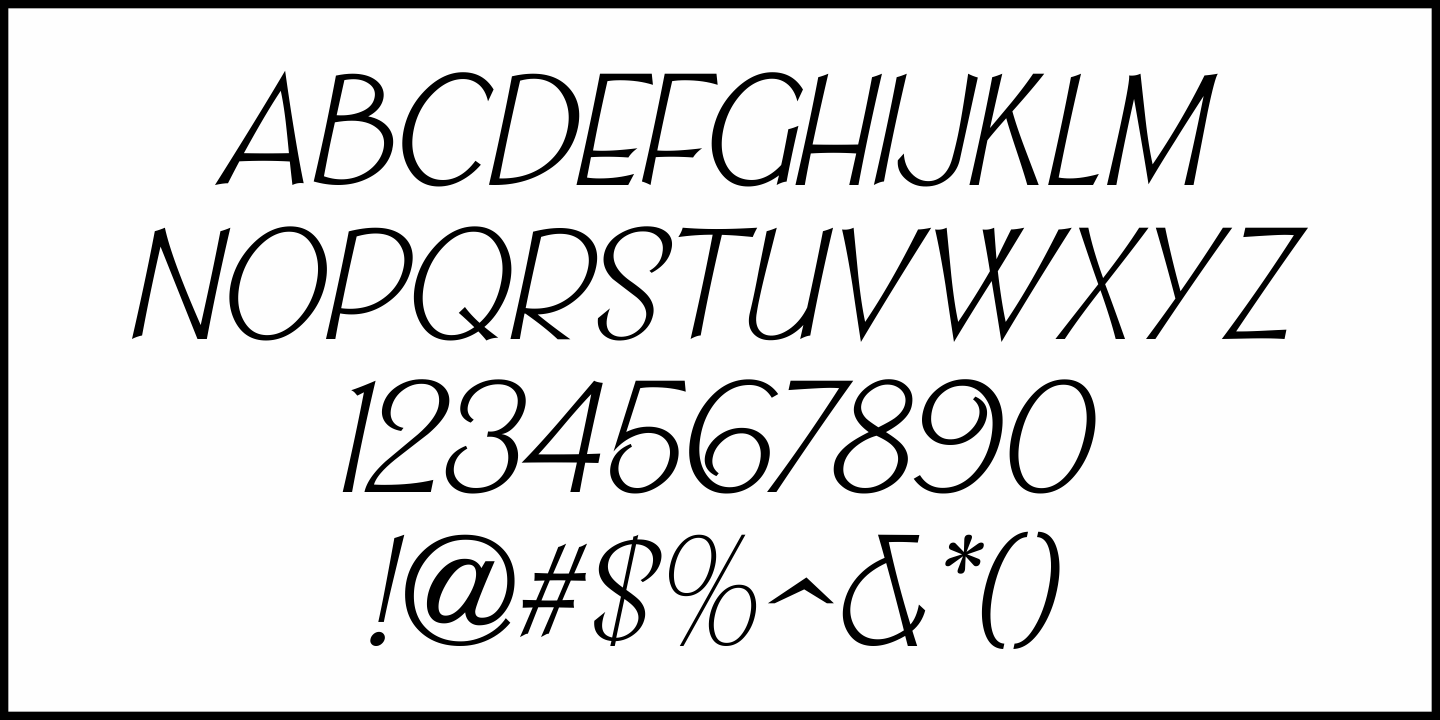 Euro Travel Font Poster #1