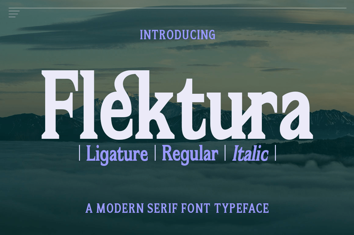 Flektura Font Poster #1