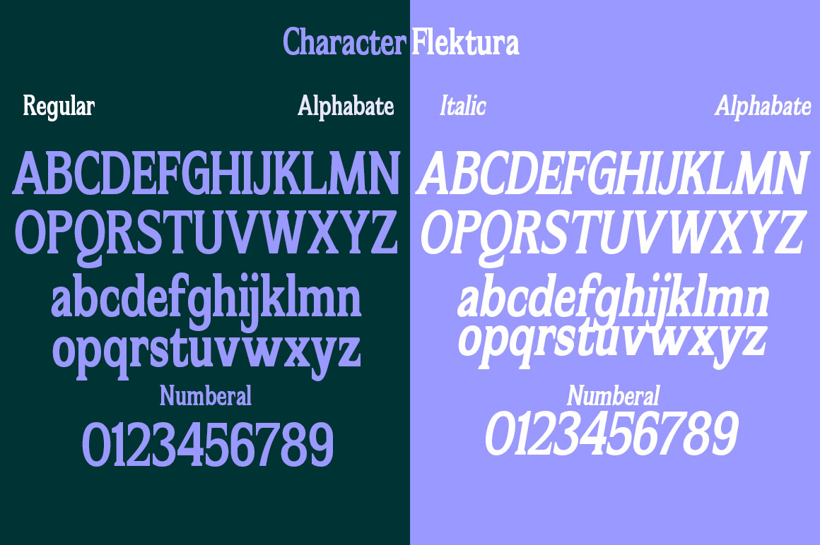 Flektura Font Poster #1