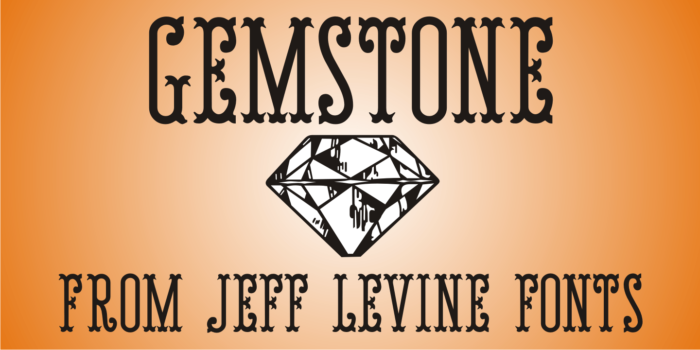 Gemstone Font Family Poster