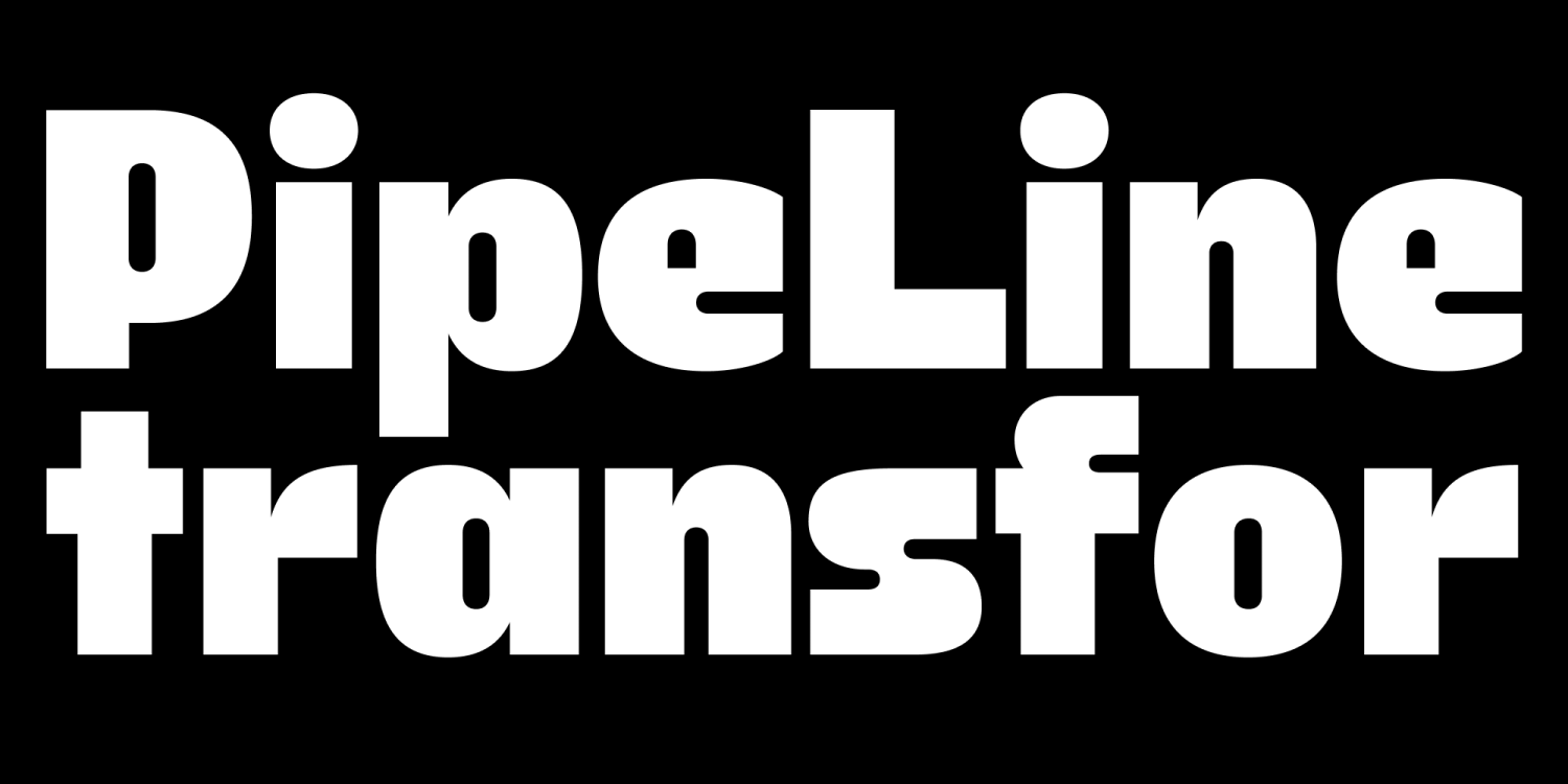 NtT Pipy Font Poster #1