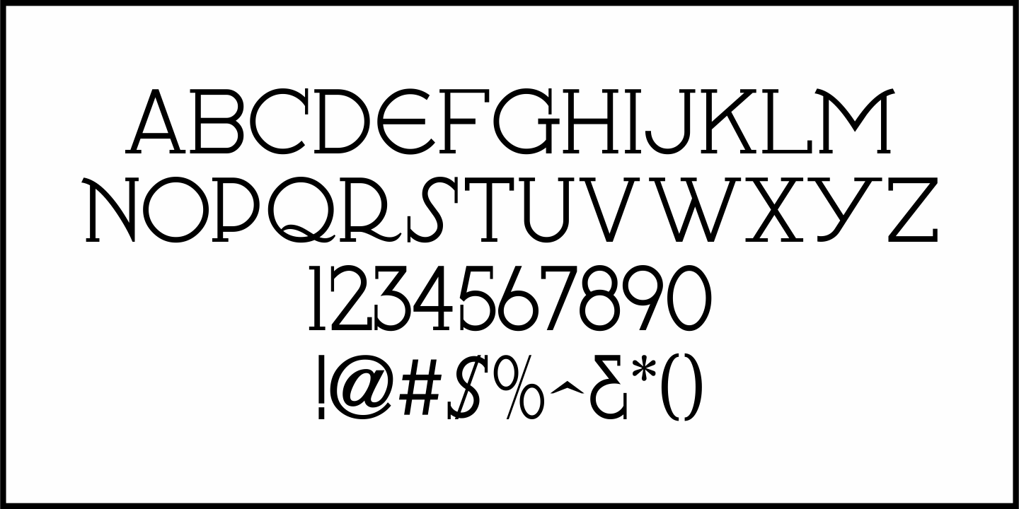 Film Idol Font Poster #1