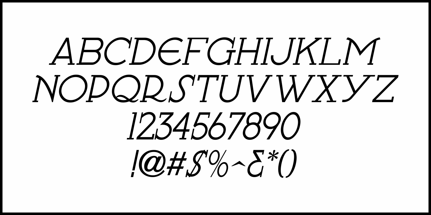 Film Idol Font Poster #1