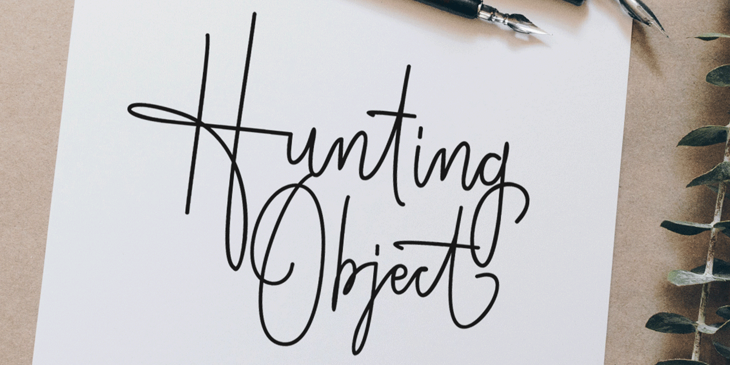 Hunting Object Poster