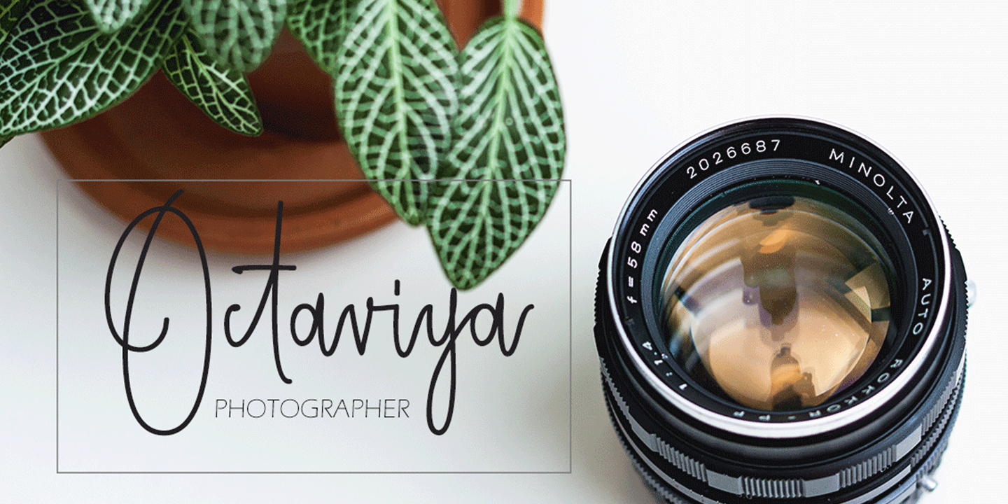 Hunting Object Font Poster #5