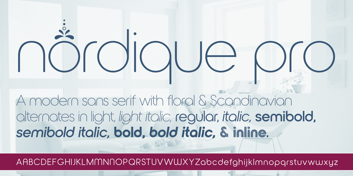 Nordique Pro Full Collection Font Poster #1