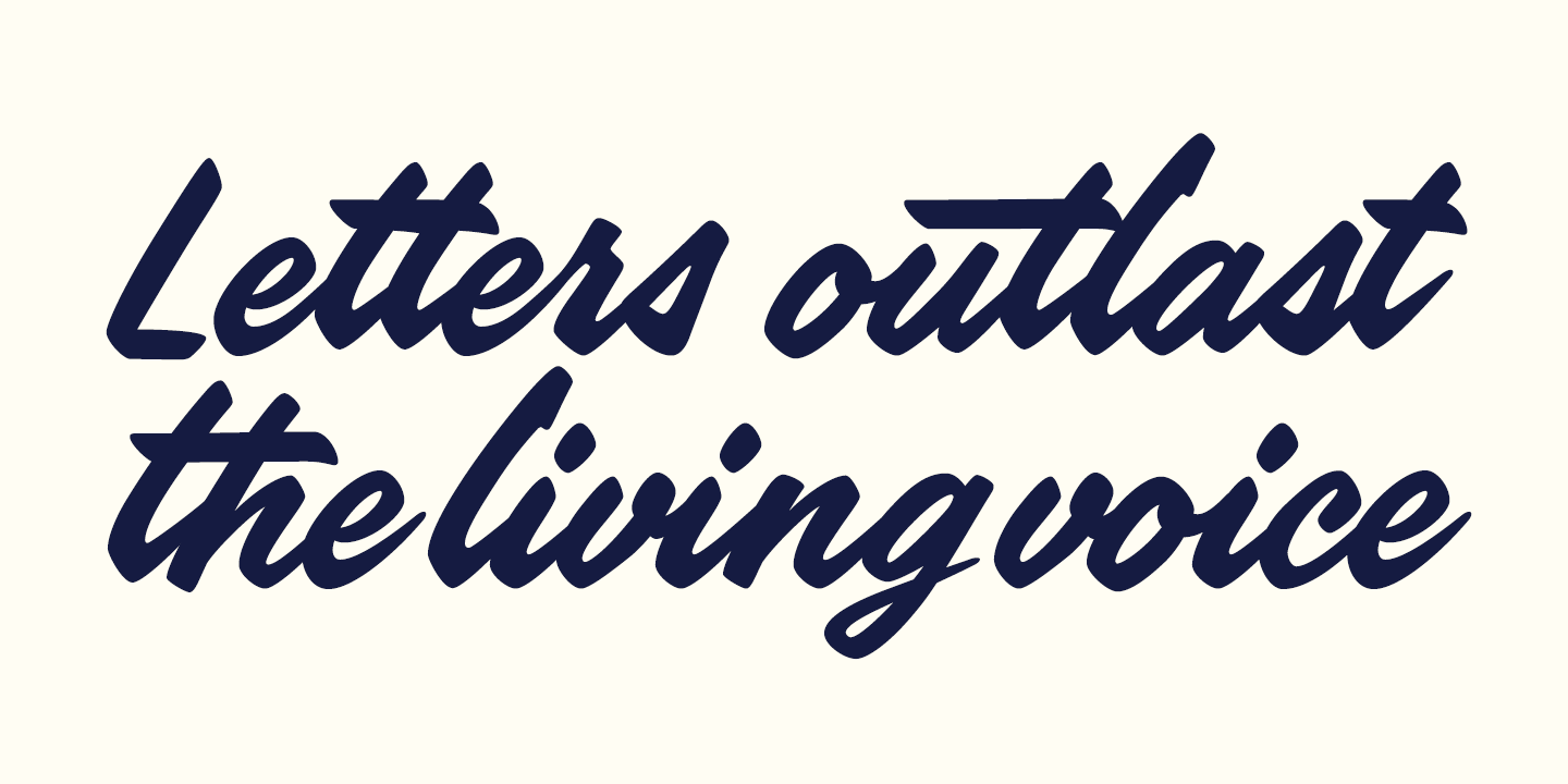 Poolside Font Poster #1