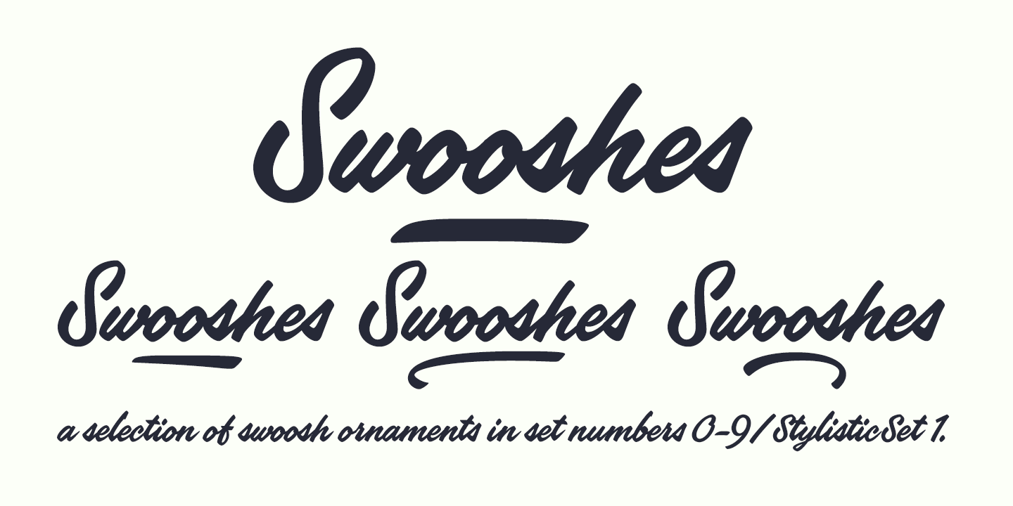 Poolside Font Poster #1