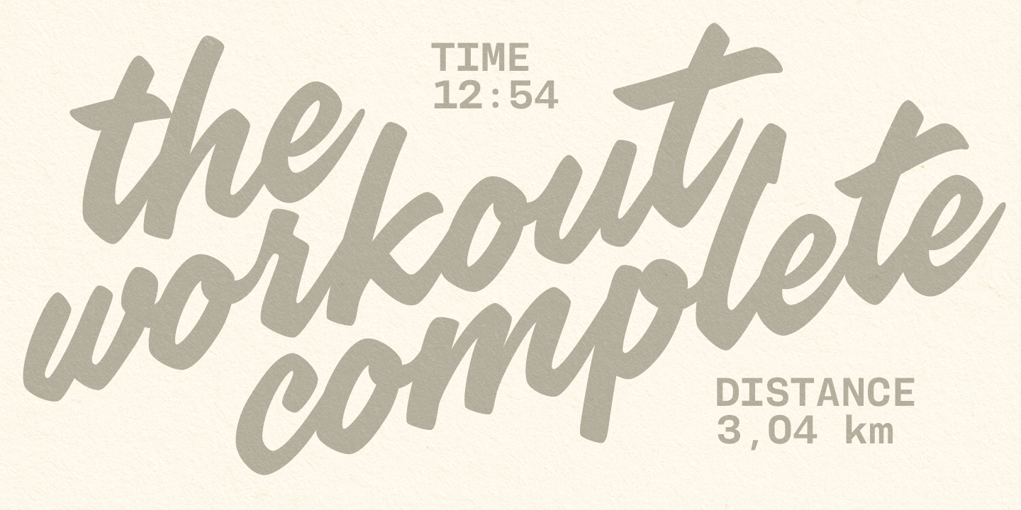 Poolside Font Poster #1