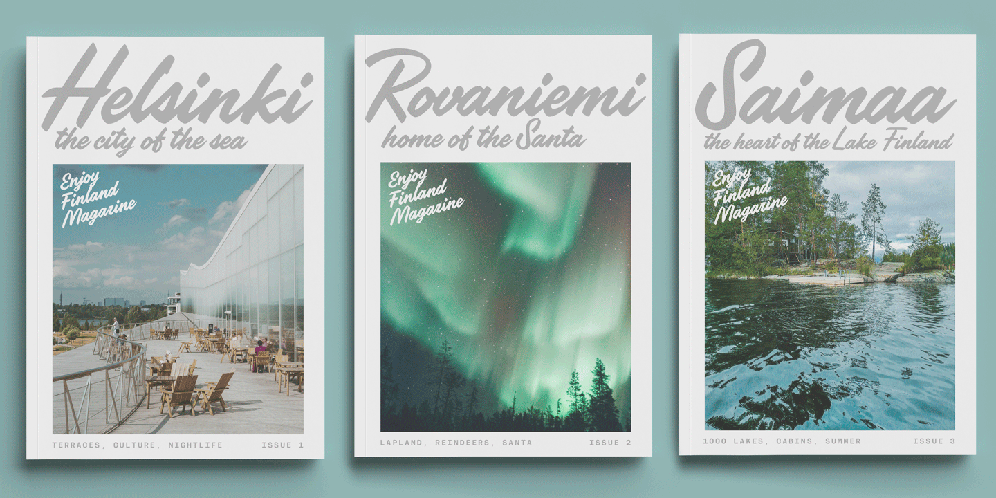 Poolside Font Poster #1
