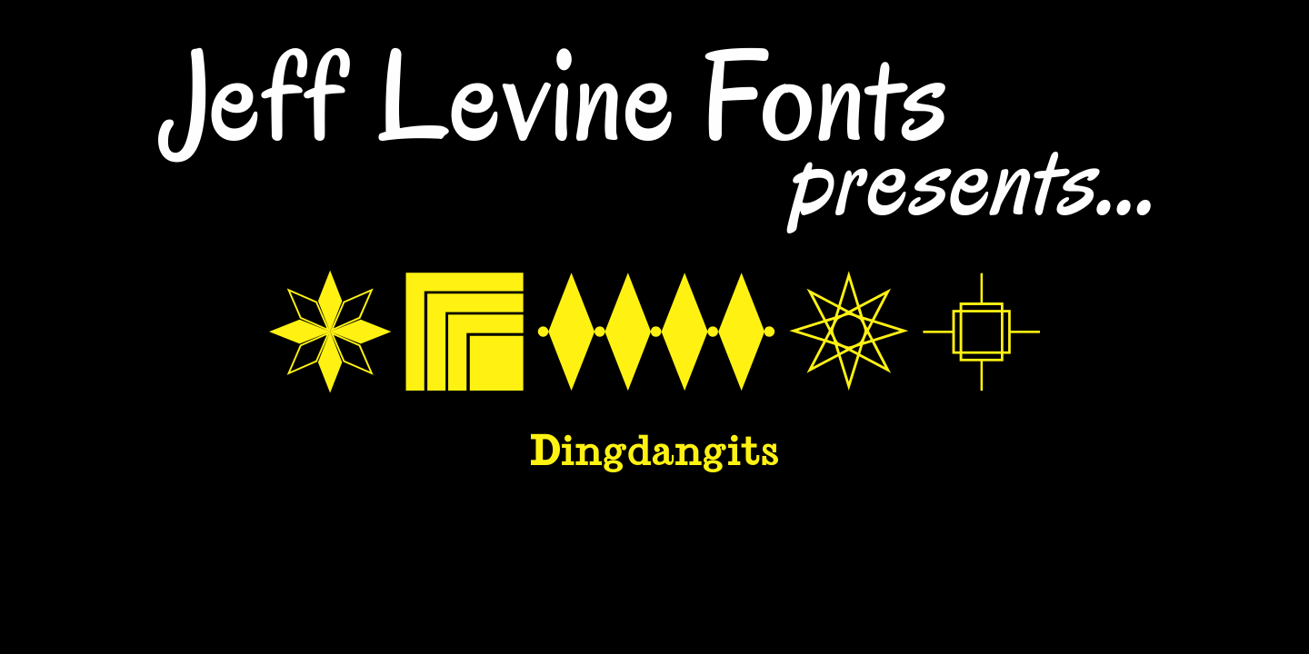 Dingdangits Font Poster #1