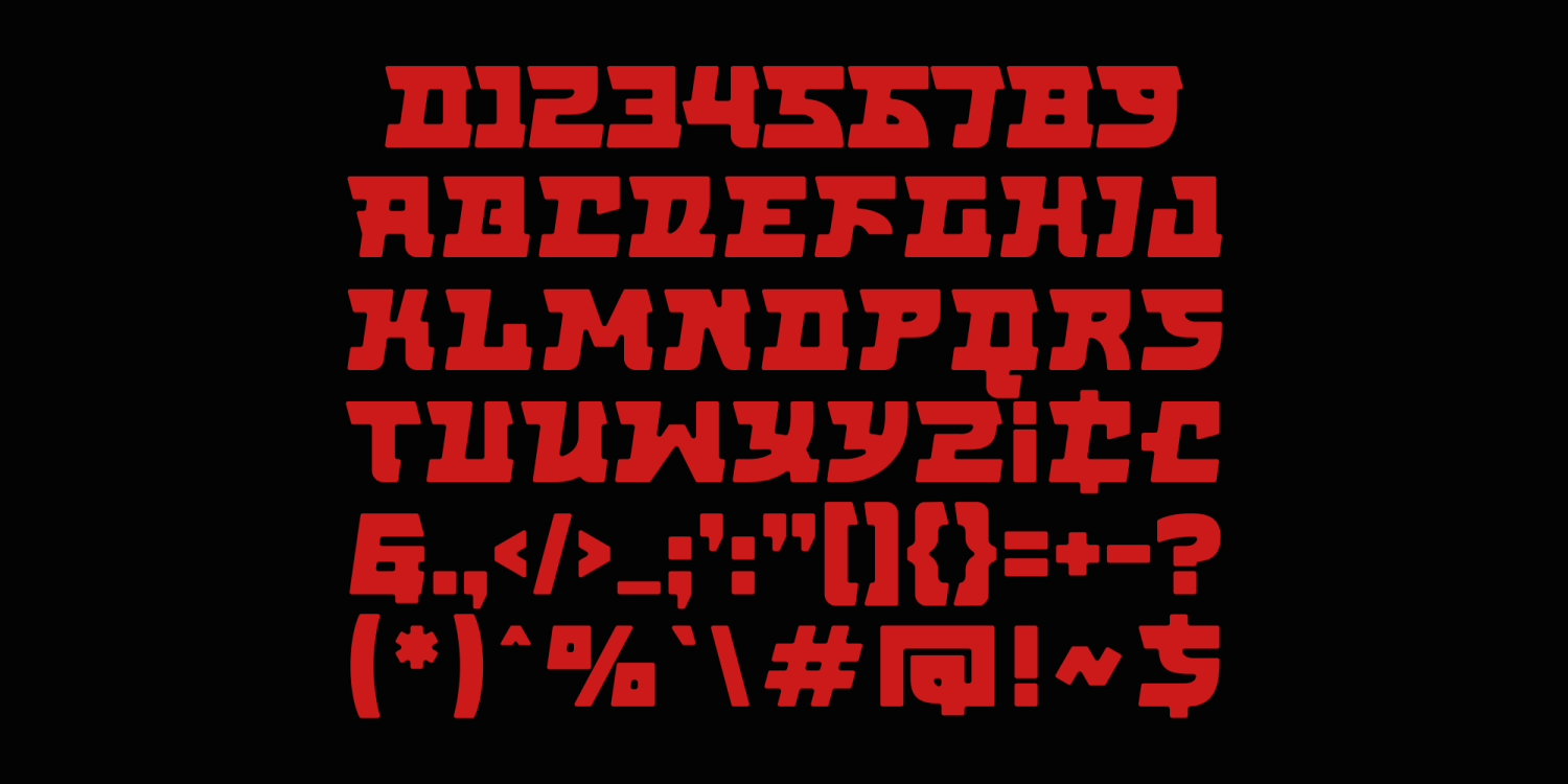 Kyouka Font Poster #1