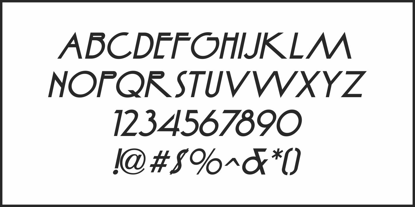 Deco Diva Font Poster #5