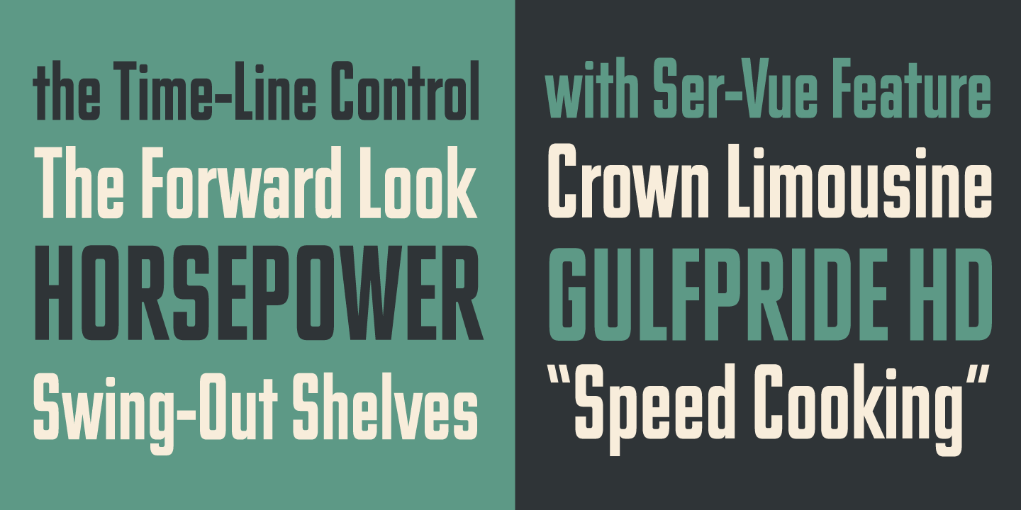 Filmotype Glenlake Font Poster #1