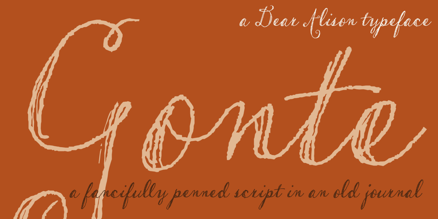 Gonte Font Poster #1