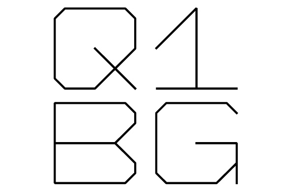 YWFT Formation Thin Font Poster #1