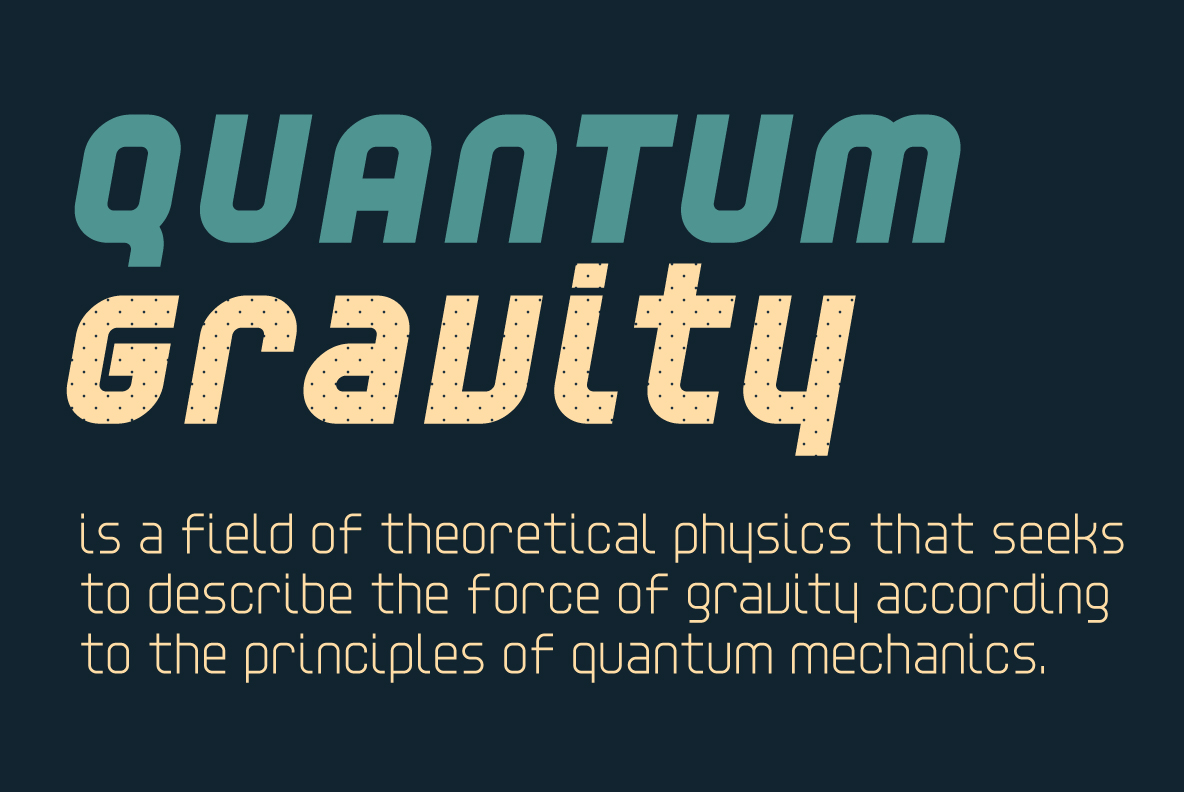 YWFT Unisect Black Font Poster #1