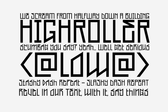 YWFT Pixacao Font Poster #1