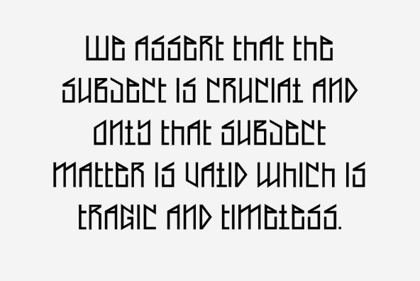 YWFT Pixacao Font Poster #1