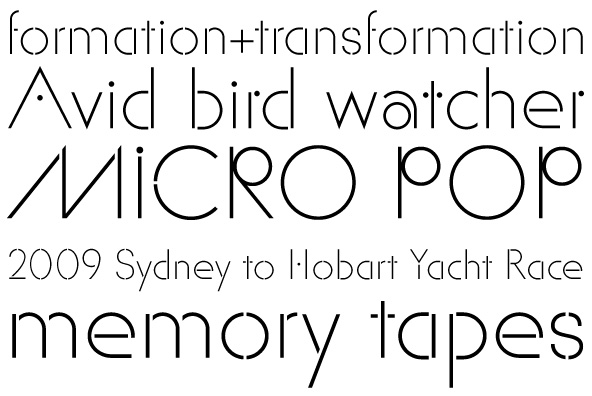 YWFT Valley Font Poster #1