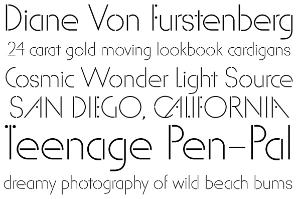 YWFT Valley Font Poster #1
