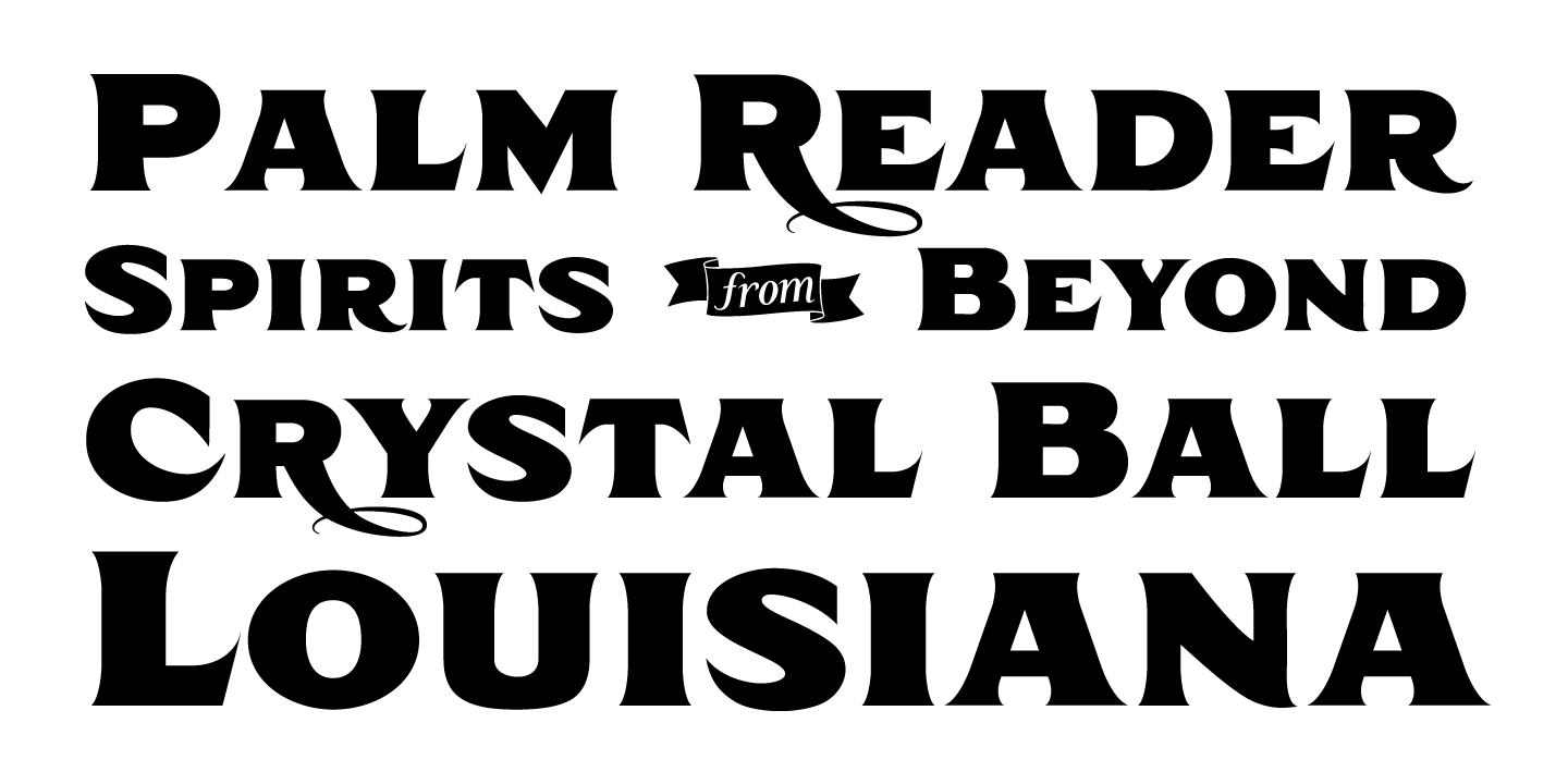 Taroca Font Poster #1